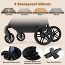 2-in-1 Baby Stroller with Bassinet Mode and Reversible Seat