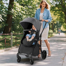 2-in-1 Baby Stroller with Bassinet Mode and Reversible Seat by LJGDeals