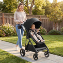 2 in 1 Baby Stroller with Bassinet Mode High Landscape with Reversible Seat and Canopy