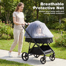 2 in 1 Baby Stroller with Bassinet Mode High Landscape with Reversible Seat and Canopy by LJGDeals