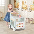 2-in-1 Baby Walker with Storage and Ice Creams for 1+ Years Old