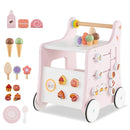 2-in-1 Baby Walker with Storage and Ice Creams for 1+ Years Old by LJGDeals