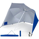 Beach Shelter Umbrella with Side Panels UPF 50+ 6.5 ft by LJGDeals