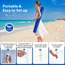 Beach Shelter Umbrella with Side Panels UPF 50+ 6.5 ft by LJGDeals