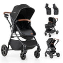 2-in-1 Convertible Baby Stroller with Car Seat Adapters by LJGDeals