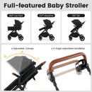 2-in-1 Convertible Baby Stroller with Car Seat Adapters by LJGDeals