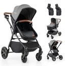 2-in-1 Convertible Baby Stroller with Car Seat Adapters by LJGDeals