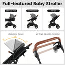 2-in-1 Convertible Baby Stroller with Car Seat Adapters by LJGDeals
