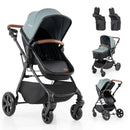 2-in-1 Convertible Baby Stroller with Car Seat Adapters by LJGDeals