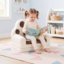 2-in-1 Convertible Kids Sofa to Lounger with Removable Cover by LJGDeals
