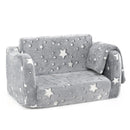 2-in-1 Folding Kids Couch with Blanket Glow in the Dark by LJGDeals