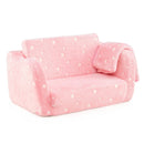 2-in-1 Folding Kids Couch with Blanket Glow in the Dark by LJGDeals