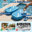2-in-1 Pool Basketball Hoop & Volleyball Net with Weighted Base by LJGDeals