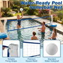 2-in-1 Pool Basketball Hoop & Volleyball Net with Weighted Base by LJGDeals