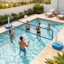 2-in-1 Pool Basketball Hoop & Volleyball Net with Weighted Base by LJGDeals