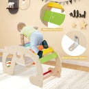2-in-1 Rocking Horse Arch for Kids Montessori Climbing Toys with Arch Climber by LJGDeals