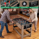 2-in-1 Swivel Game Table for Teens Adults-Brown by LJGDeals