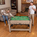 2-in-1 Swivel Game Table for Teens Adults-Brown by LJGDeals