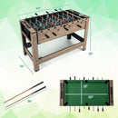 2-in-1 Swivel Game Table for Teens Adults-Brown by LJGDeals