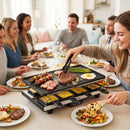 Raclette Grill with Reversible Nonstick Griddle for 8 by LJGDeals