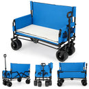 2-in-1 Collapsible Wagon Bench Seat with Adjustable Handle by DirectDeals