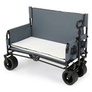 2-in-1 Collapsible Wagon Bench Seat with Adjustable Handle by DirectDeals