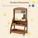 2-in-1 Wooden Mud Kitchen & Market Stand with Planter Box by DirectDeals