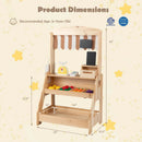 2-in-1 Wooden Mud Kitchen & Market Stand with Planter Box by DirectDeals