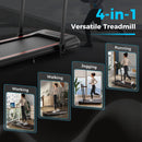 2 in 1 Folding Treadmill with Incline with Remote Control by LJGDeals