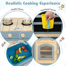2-In-1 Outdoor Mud Kitchen with Faucet and Extra Chalkboard by DirectDeals