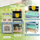 2-In-1 Outdoor Mud Kitchen with Faucet and Extra Chalkboard by DirectDeals
