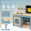 2-In-1 Outdoor Mud Kitchen with Faucet and Extra Chalkboard by DirectDeals