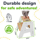 2-Step Wooden Stool for Kids by Ocodile.com