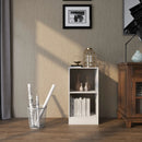 2 Pieces 2-tier Bookcase Set with Anti-toppling Device by LJGDeals