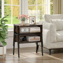 2 Pieces Stackable Night Stand Bedside End Table Set by LJGDeals