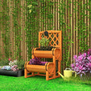 2-Tier Raised Garden Bed with Trellis and Planter Boxes by LJGDeals