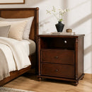 28" Nightstand with Charging Station, Rustic by HouseOfZazla