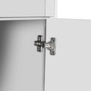 Tall Storage Cabinet With 8 Doors And 4 Shelves, Wall Storage Cabinet For Living Room, Kitchen, Office, Bedroom, Bathroom by HouseOfZazla