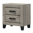 Mari - Nightstand - Light Gray Finish by Unique Piece Furniture