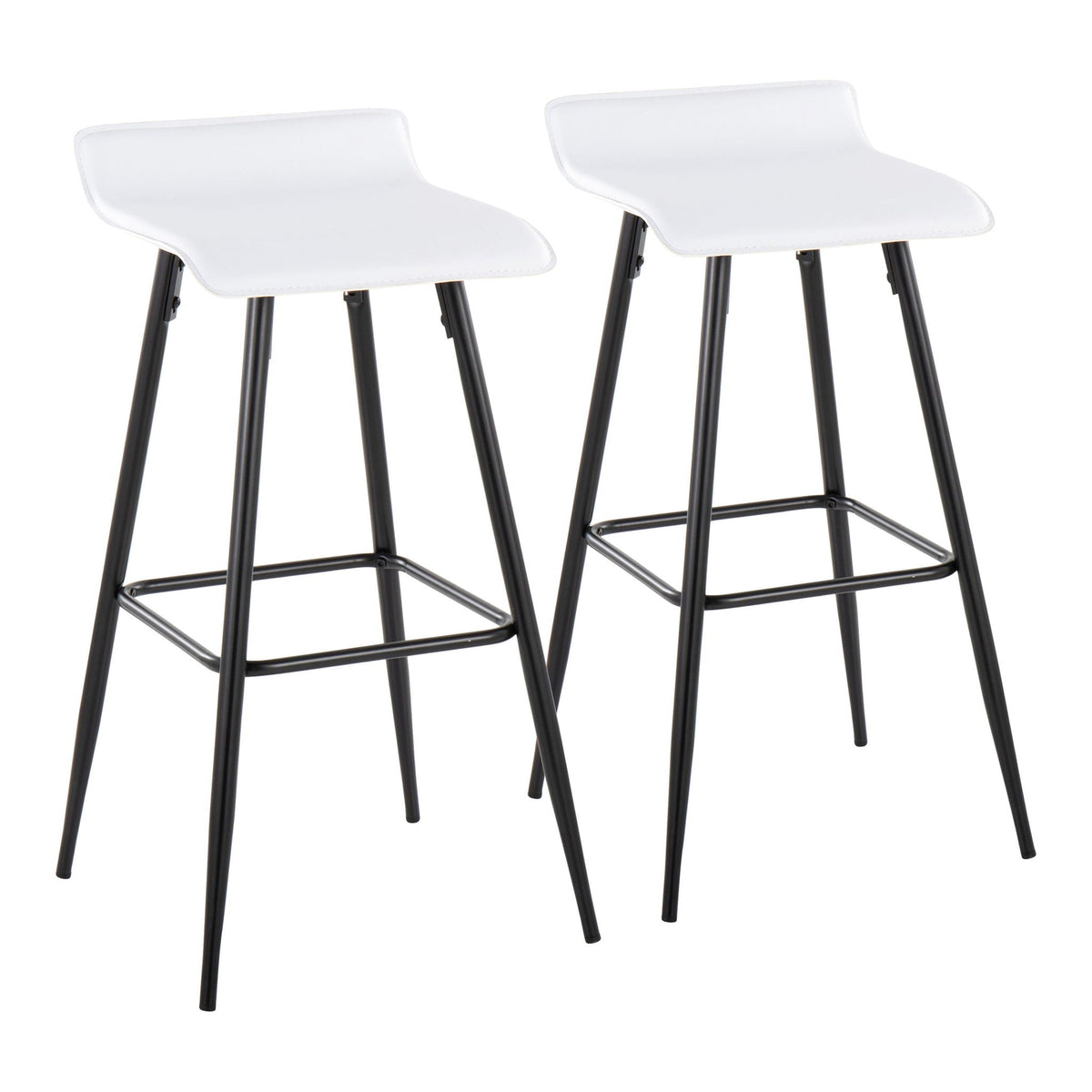 Ale - Contemporary Fixed-Height Bar Stool (Set of 2), photo 7 of 29