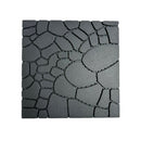 Stone Texture 12" Patio Deck Tiles - 44pcs by HouseOfZazla