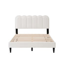 Lambswool Petal Headboard Bed Frame