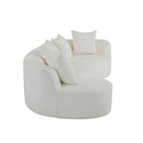 Elegant Curved Sectional Sofa With Full Foam Comfort by HouseOfZazla