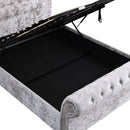 Hartfried - Queen Size Upholstered Storage Bed - Beige by HouseOfZazla