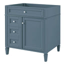 Bathroom Vanity With 2 Drawers And Tip-Out Drawer, Storage Cabinet by HouseOfZazla