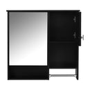Modern Wall Mounted Bathroom Medicine Cabinet, Bathroom Wall Storage Cabinet With Mirror by Unique Piece Furniture