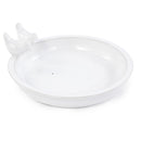 Handmade Ceramic Bird Bath - 11.8 Inch Glossy