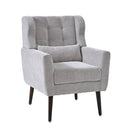 Modern Accent Chair, Arm Chairs For Living Room, Upholstered Mordern Armchair, Comfy Soft Padded Lounge Chair In Small Space, Bedroom, With Pillow, Solid Wood Leg by Unique Piece Furniture