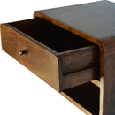 Curve Upper Slot Floating Nightstand by Unique Piece Furniture