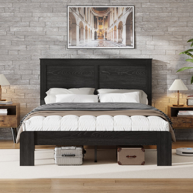 Full Size Wood Platform Bed Frame, photo 2 of 10